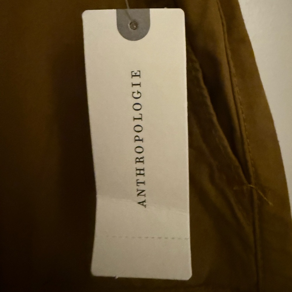 Anthropologie NWT Pilcro Pull-On Parachute Pants Bronze Pockets Women’s Size XS - Picture 2 of 13